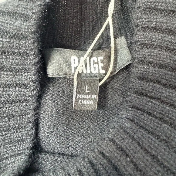 Paige Julita Long Sleeve Sweater Mini Dress - Picture 5 of 8